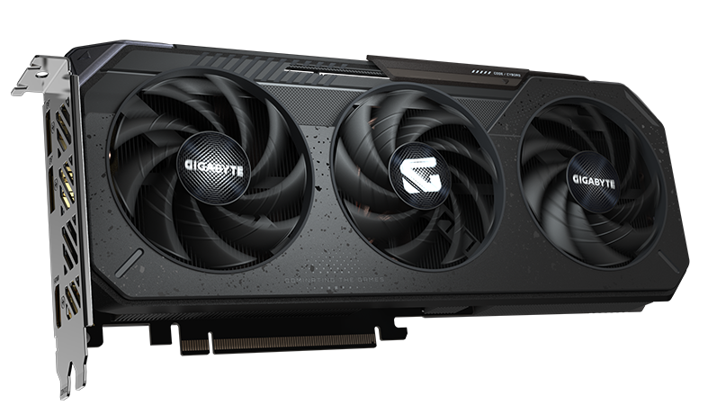 Gigabyte Radeon RX 9060 XT Gaming OC 16GB installed graphics card reference